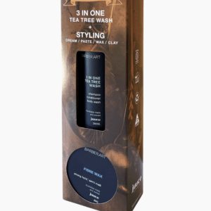 Barber Art 3 in One Wash + Fibre Wax 80g